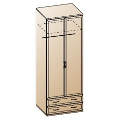 Шкаф для одежды и белья ШК-1005 (2224x900x576)