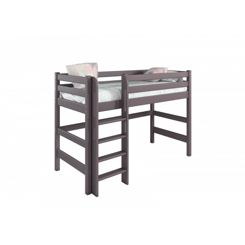 Полувысокая кровать Соня с прямой лестницей Вариант 5 в Калуге