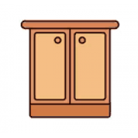 Шкафы напольные с дверцами