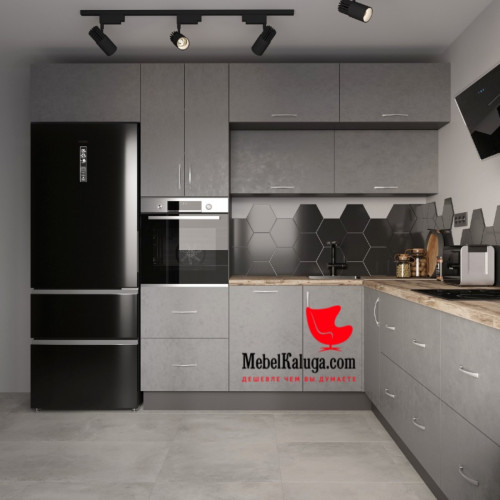 Кухня бетон светло-серый в Калуге